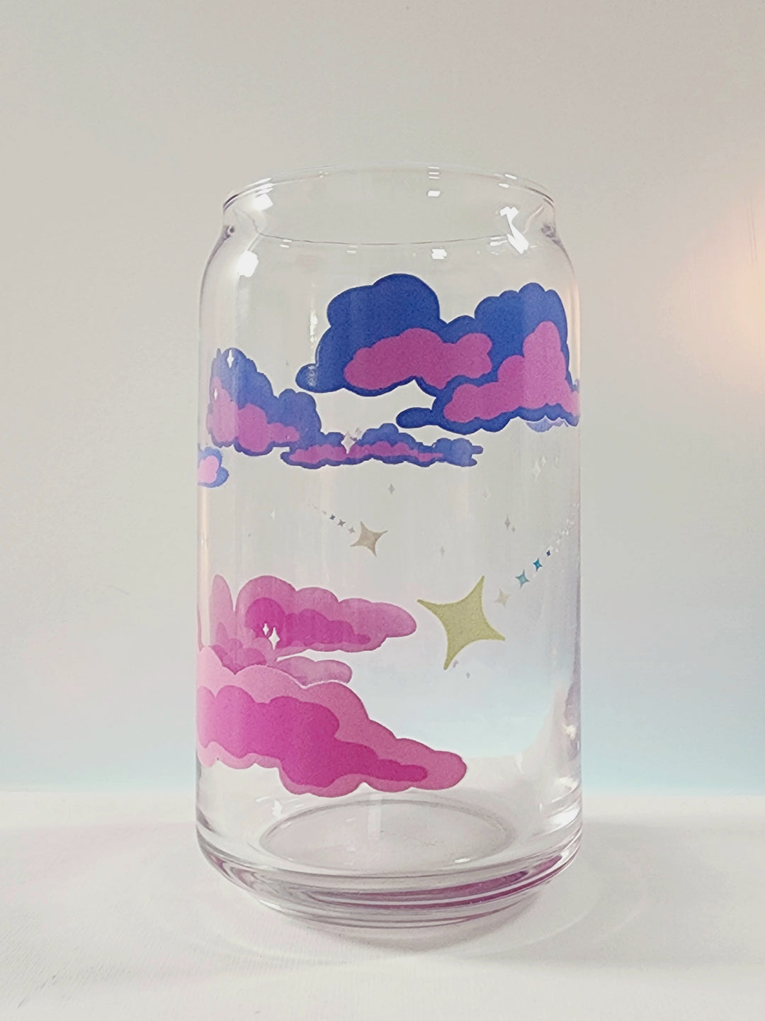 Starry Horizon Can Glass. Dishwasher safe