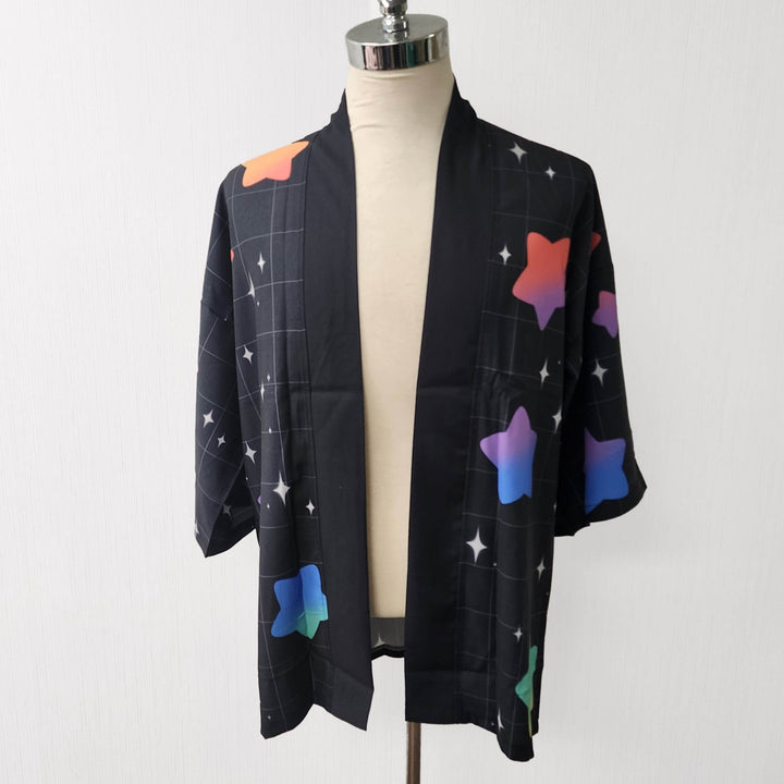 Rainbow Star Galaxy Haori | Kimono Cardigan