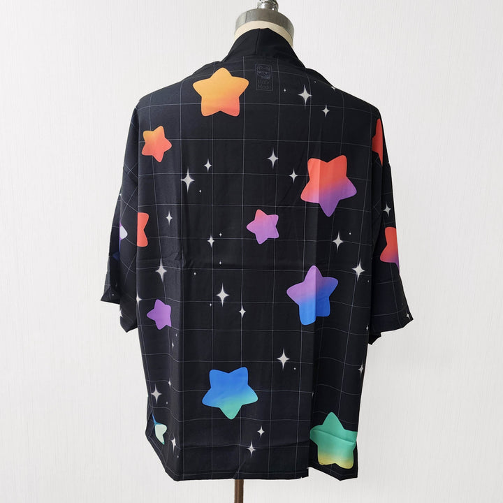 Rainbow Star Galaxy Haori | Kimono Cardigan