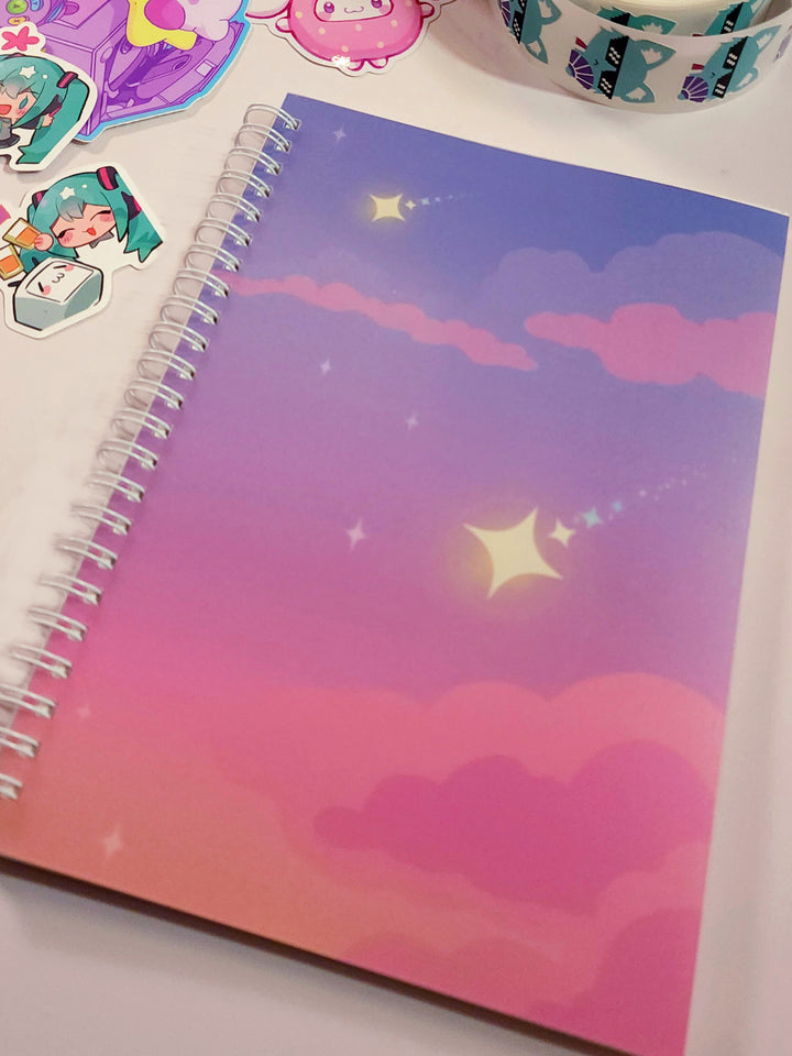 Starry Horizon Reusable Sticker Book