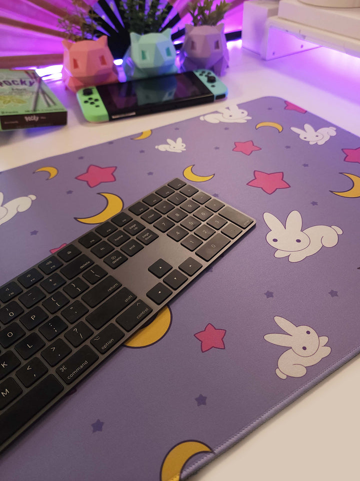 Bunny Moon Desk Mat