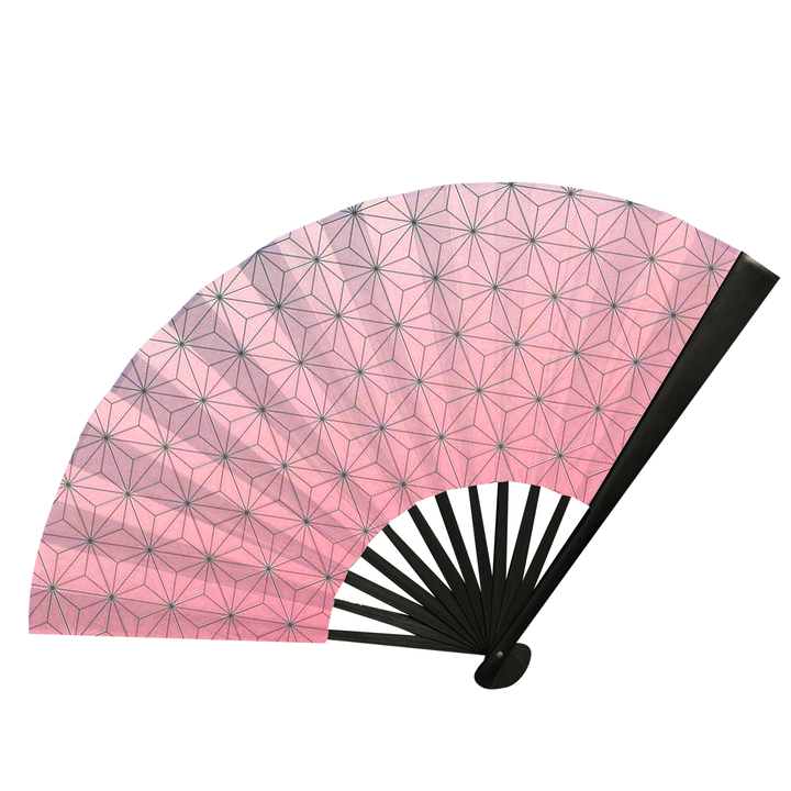 Pink Kimono Fan